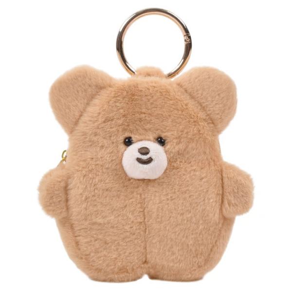 ころまるさん カラビナ付きポーチ マロン NEW クマ ぬいぐるみ ピー