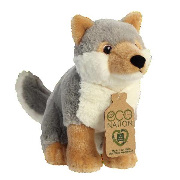 エコネーション オオカミ ぬいぐるみ 狼 AURORA オーロラ リサイクル