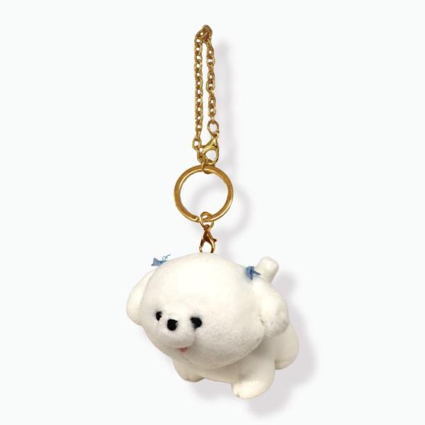 マルチーズ キーチャーム モフモフレンズ ぬいぐるみ 犬 ACCENT mofmofriends