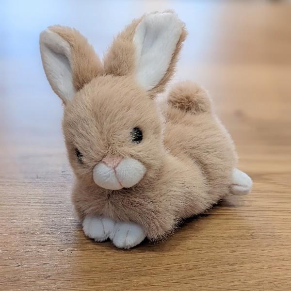 ベージュのウサギぬいぐるみ プチラパン be ベージュ ウサギ ぬいぐるみ うさぎ テイクオフ