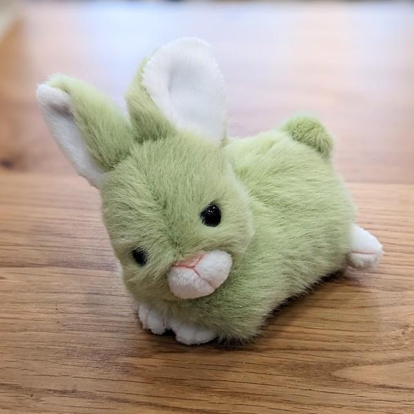 汎用うさぎ　ぬいぐるみ　グリーン プチラパン gr グリーン ウサギ ぬいぐるみ うさぎ テイクオフ