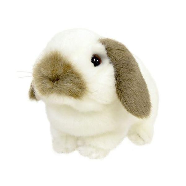 りくのなかまたち ロップイヤー ブロークン 茶白 吉徳 ぬいぐるみ