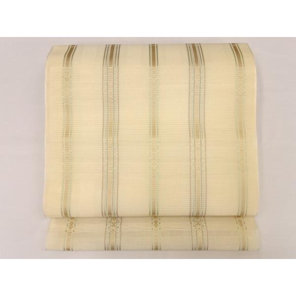 西村織物　織屋にしむら　本場　筑前　博多織 夏帯　紗　八寸名古屋帯　献雅 正絹之 名古屋帯 西村織物 織屋にしむら 本場 筑前 博多織 夏帯 紗 八寸