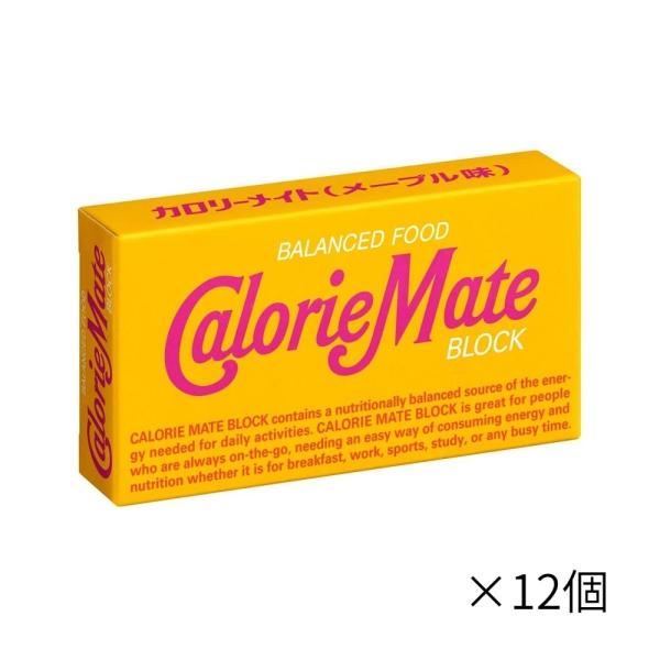 大塚製薬 2本カロリーメイト ブロック メープル　×12個 栄養補助食品