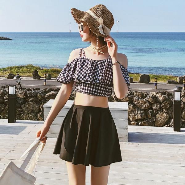 ギンガムチェック柄オフショル スカート ショートパンツ水着 Buyee Buyee Japanese Proxy Service Buy From Japan Bot Online