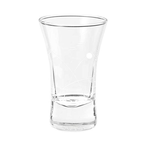 東洋佐々木ガラス 冷酒グラス 110ml 切子杯 ススキと月切子 日本製 09112-78