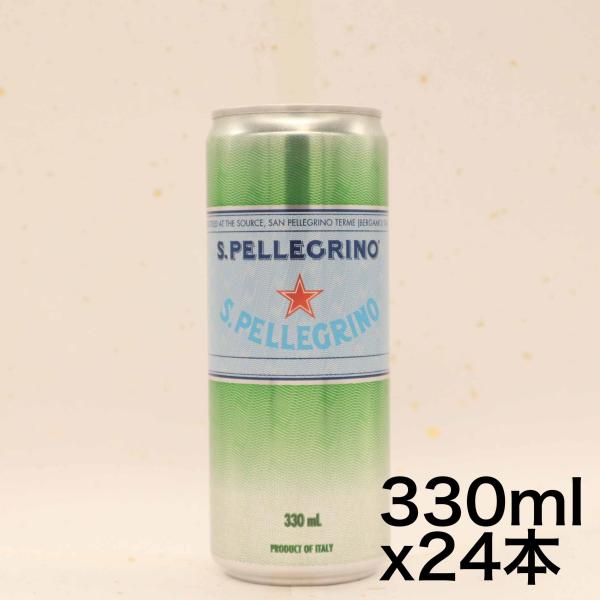他サイト： サンペレグリノ (S.PELLEGRINO) 炭酸水 缶 330ml [直輸入品] ×24本の商品画像