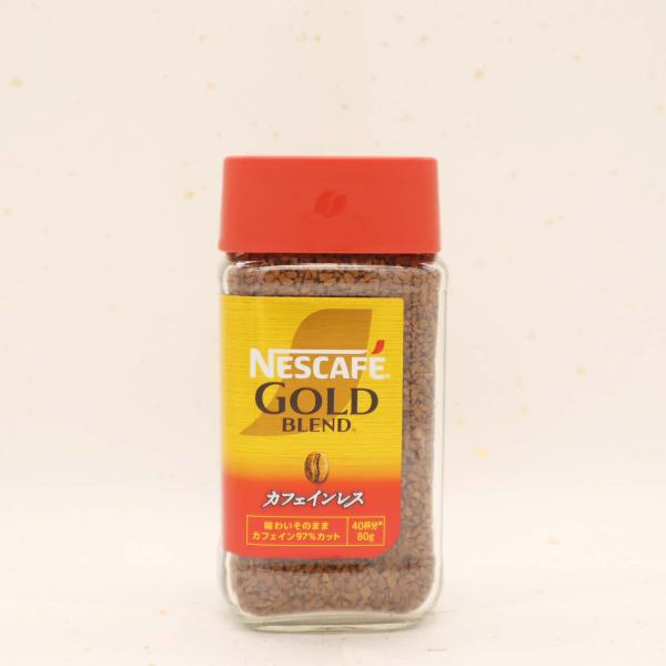 他サイト： ネスカフェ ゴールドブレンド カフェインレス 80g【 ソリュブル コーヒー 】【 40杯分 】【 瓶 】の商品画像