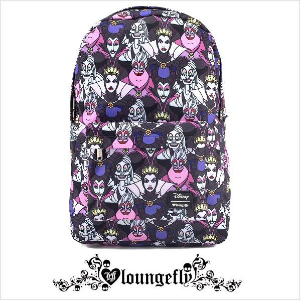 リュックサック バックパック Loungefly ラウンジフライ ディズニー ヴィランズ フェイス ヴィラン ビラン 悪役 リュック Wdw7090 Honeydo ハニードゥ 通販 Yahoo ショッピング