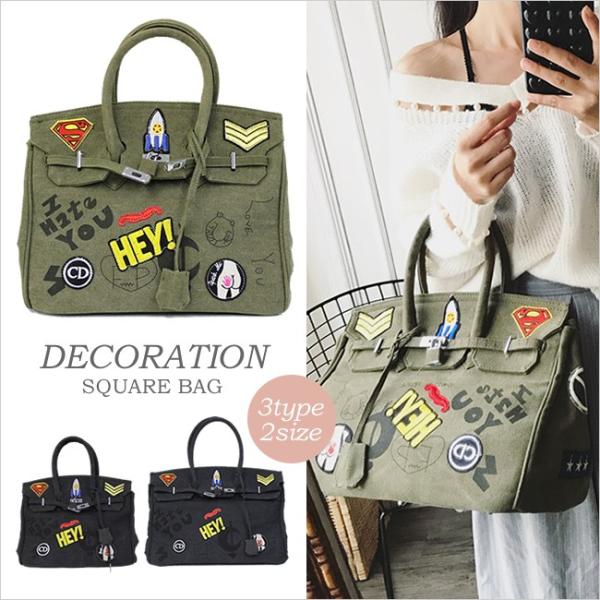 スクエアデコバッグ バーキン風 ショルダーバッグ ボストンバッグ ミリタリー キャンバス リメイク ワッペン Sdb221sl Buyee Buyee 提供一站式最全面最专业现地yahoo Japan拍卖代bid代拍代购服务 Bot Online