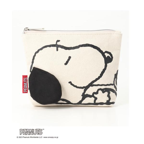 ポーチ 小物入れ 化粧ポーチ イラストプリント キャンバス ロゴ おしゃれ かわいい レディース Honeys ハニーズ ポーチ スヌーピー ハニーズ オンラインショップ 通販 Paypayモール