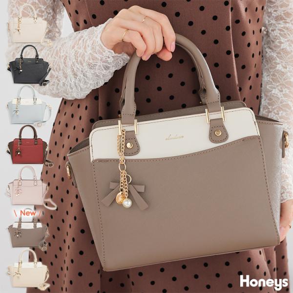 Honeys（ハニーズ） バッグ 鞄 ハンドバッグ ショルダーバッグ リボン