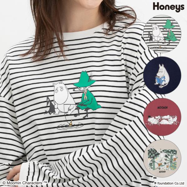 Honeys（ハニーズ） トップス チュニック カットソー 長袖 コットン 綿