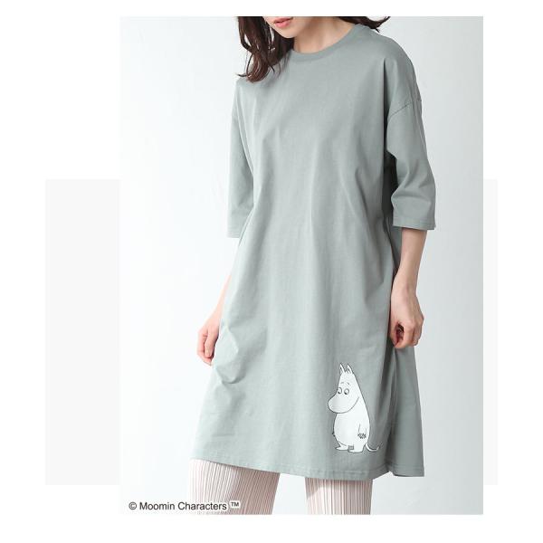 ワンピース 6分袖 オーガニックコットン 綿100 Uvカット レディース 春 夏 Honeys ハニーズ ムーミンクルーワンピース Buyee Buyee Japanese Proxy Service Buy From Japan Bot Online