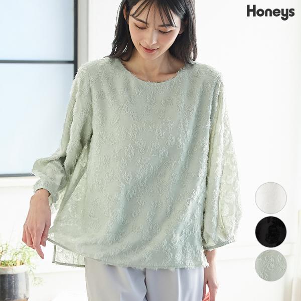 hana　ジャカードフロントジップブラウス hana様専用 ジャカードフロントジップブラウス