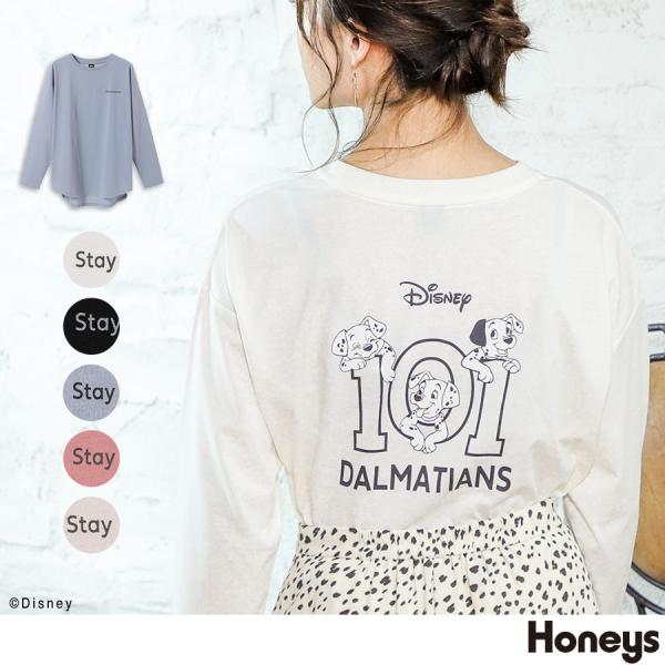 トップス ロンt Tシャツ 長袖 ゆったり イラストプリント おしゃれ レディース 秋 冬 Honeys ハニーズ ｔシャツ １０１ Oqy0q80wft Www Familyontour De