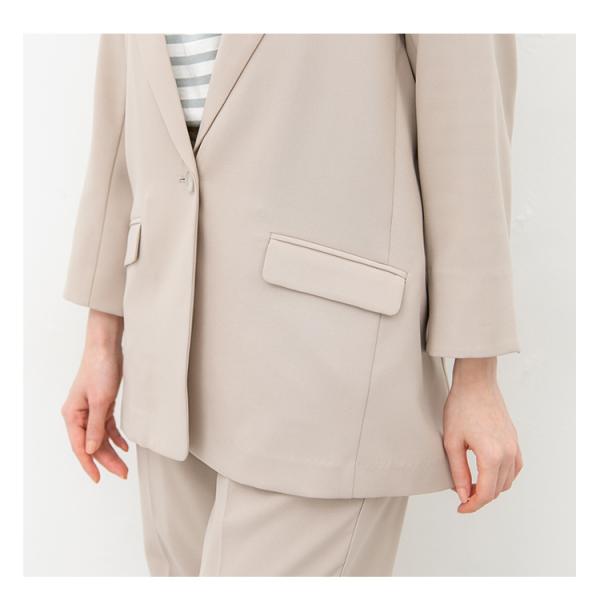 最も ジャケット アウター テーラージャケット テーラード 麻調 レディース 春 夏 Honeys ハニーズ ８分袖ゆるシングルテーラー Heartlandgolfpark Com