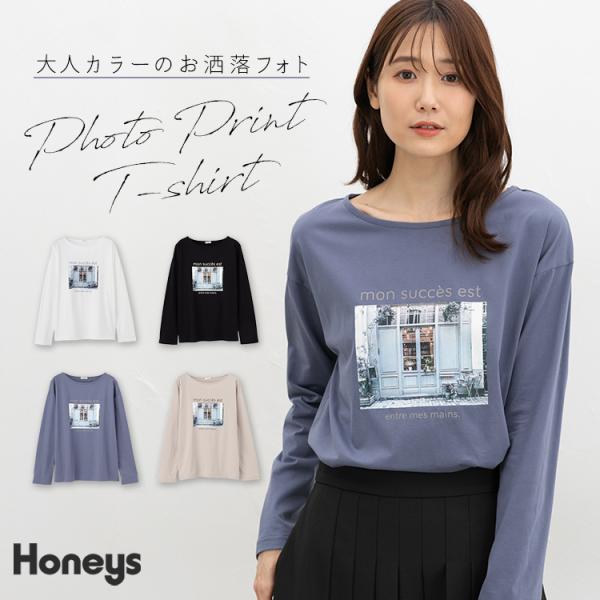Honeys（ハニーズ） トップス Tシャツ ロンT 長袖Tシャツ カットソー