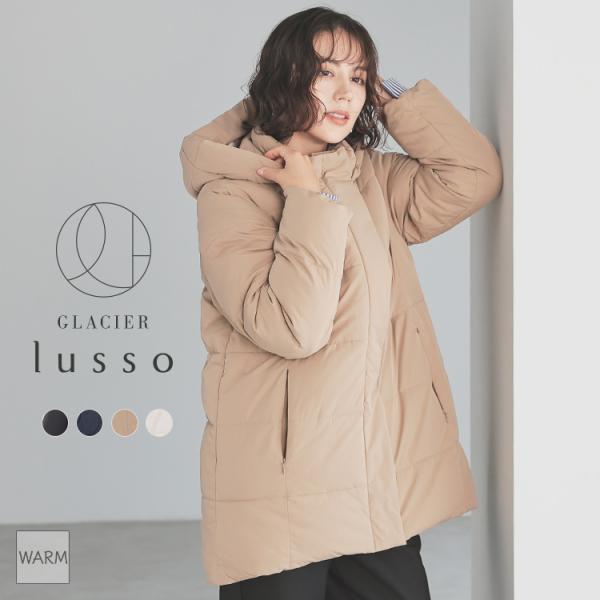 商品カテゴリ：7730438464 アウター ファイバーダウン ダウンコート 再生ポリエステル フード ドロスト 裏地付き 中綿 ツイル素材 ファスナー開閉 無地 フェミニン 冬 黒 カテゴリ401000 outer jacket 上着 ジ...