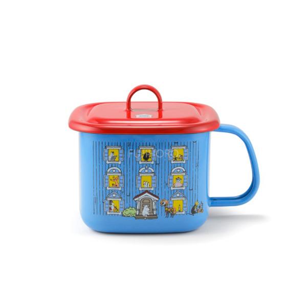 ムーミン　ホーロー　容器　キャニスター 保存容器 ホーロー ムーミンハウス キャニスター 0.5L （ ムーミン