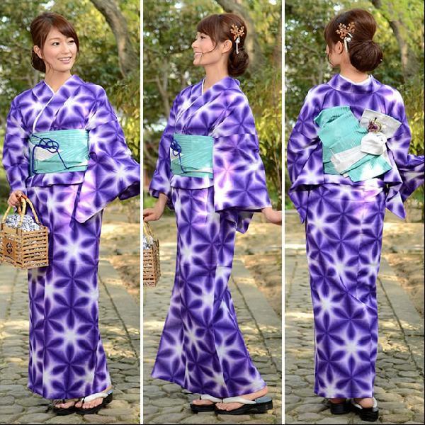 美品 浴衣 雪花絞り 日本製 Woodconceito Com Br