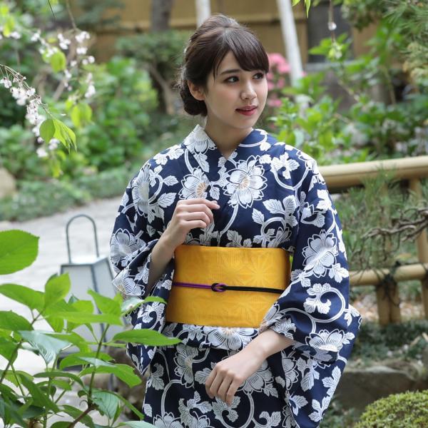 浴衣 レディース 3点セット ゆかた 帯 下駄 紺 向日葵 ネイビー ひまわり レトロ 古典柄 花柄 浴衣 セット 代 30代 浴衣 ホンコンマダム Buyee 日本代购平台 产品购物网站大全 Buyee一站式代购 Bot Online