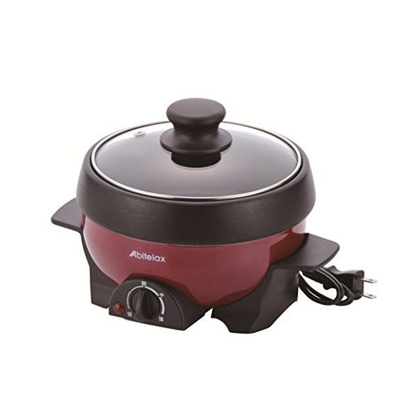 Abitelax Electric Miniplate Grill Pot Red / Black APN-16G-R [並行輸入品]