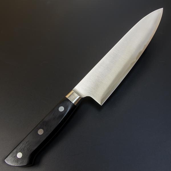名入れ無料 青燕 牛刀 両刃 175mm 青紙スーパー 割込み ステンレス 共口金付き 強化積層木柄 日本製