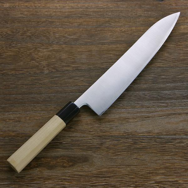 名入れ無料 和牛刀 両刃 240mm 粉末ハイスR2 割込み ステンレス 名入れ無料 和牛刀 両刃 240mm 粉末ハイスR2 割込み ステンレス