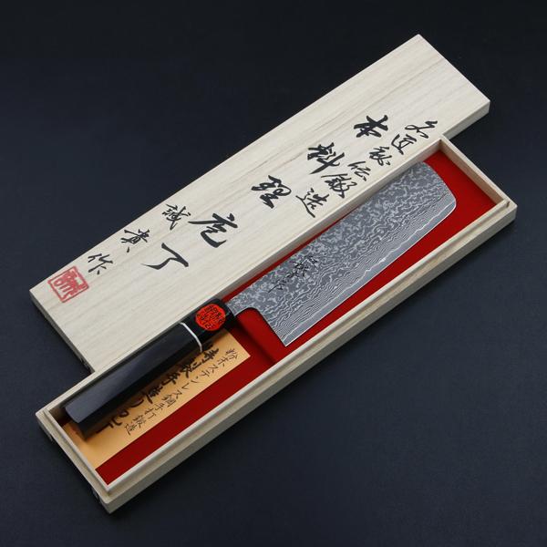 誠貴作 羽々斬 菜切り包丁 両刃 165mm 粉末ハイスR2 割込み 誠貴作 羽々斬 菜切り包丁 両刃 165mm 粉末ハイスR2 割込み
