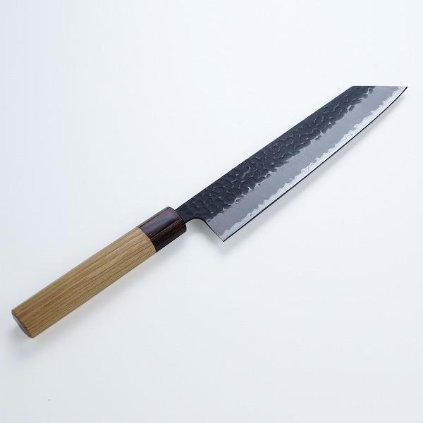 和牛刀 210mm 両刃 スウェーデン鋼 和紙地 33層ダマスカス模様 八角