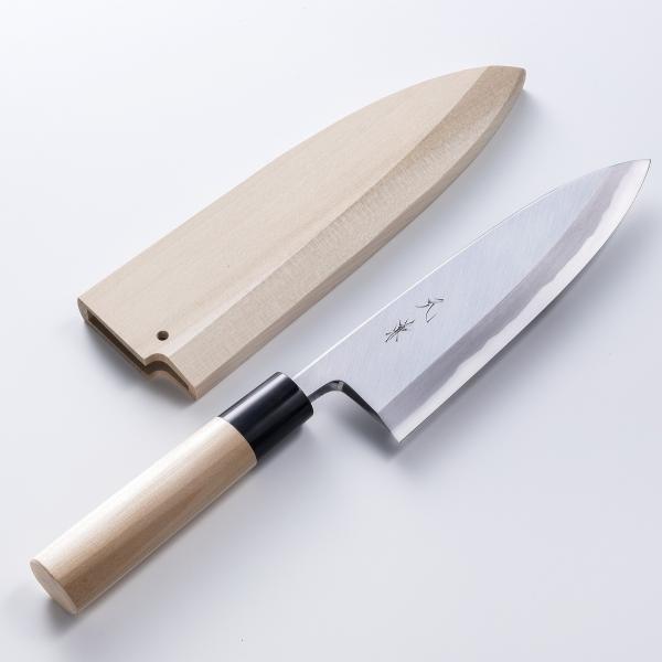 越前　本カネ長　出刃　180mm 6寸　包丁　和包丁　特製　未使用　白鋼 越前 本カネ長 出刃 180mm 6寸 包丁 和包丁 特製 未使用 白鋼