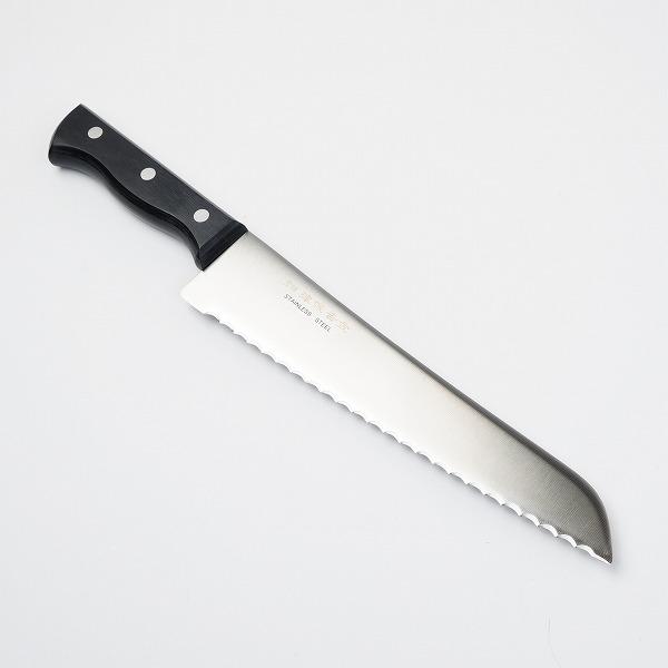 名入れ可能 冷凍包丁 片刃 210mm 波刃 モリブデン鋼 津保吉兼作 冷凍