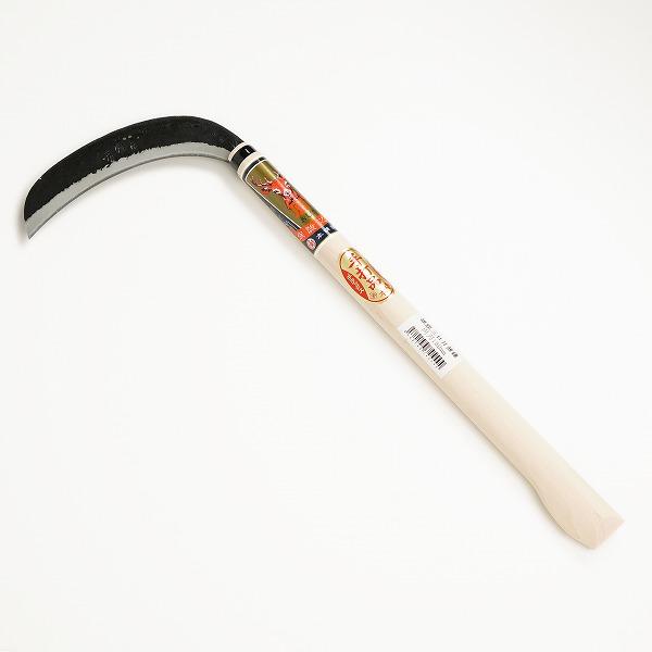 三日月 薄鎌 両刃 180mm 青紙鋼 雄鹿 : ほんまもん ヤフーショップ