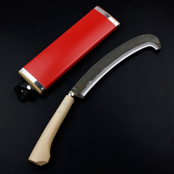 東周作 万能うなぎ鉈 240mm 青紙鋼 鞘付き ナタ 東周作 万能うなぎ鉈 240mm 青紙鋼 鞘付き ナタ