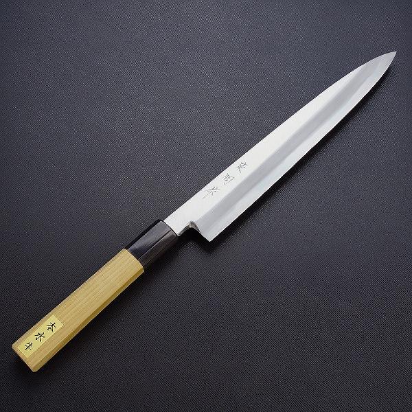 東周作 刺身包丁 柳刃包丁 240mm 青紙2号 八角水牛柄 日本製 東周作 刺身包丁 柳刃包丁 240mm 青紙2号 八角水牛柄 日本製