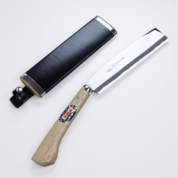名入れ可能 東周作 高級 腰鉈 両刃240mm 白紙鋼 鞘付き 営林署 仕様