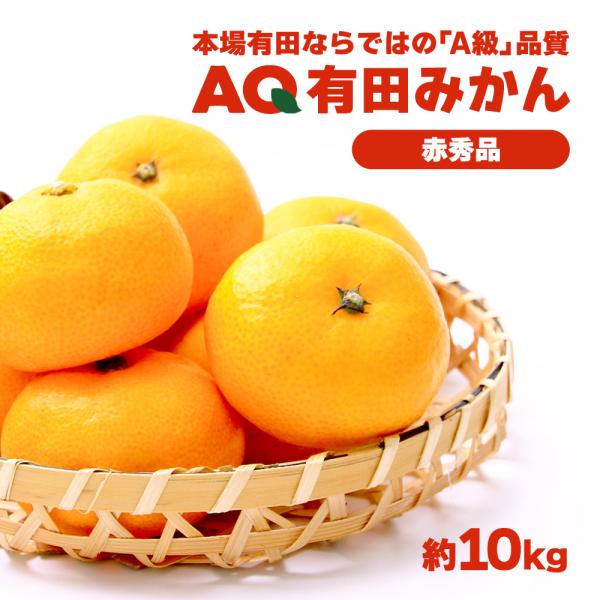 AQ有田みかん ケース 箱売り 和歌山 10kg S M ミカン 蜜柑 フルーツ