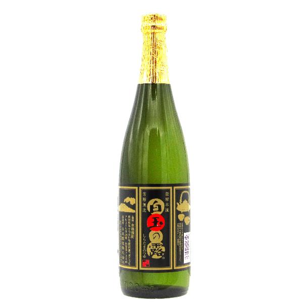 白玉の露 芋焼酎 (しらたまのつゆ) 720ml / 白玉醸造 ≪箱無し≫ : 酒