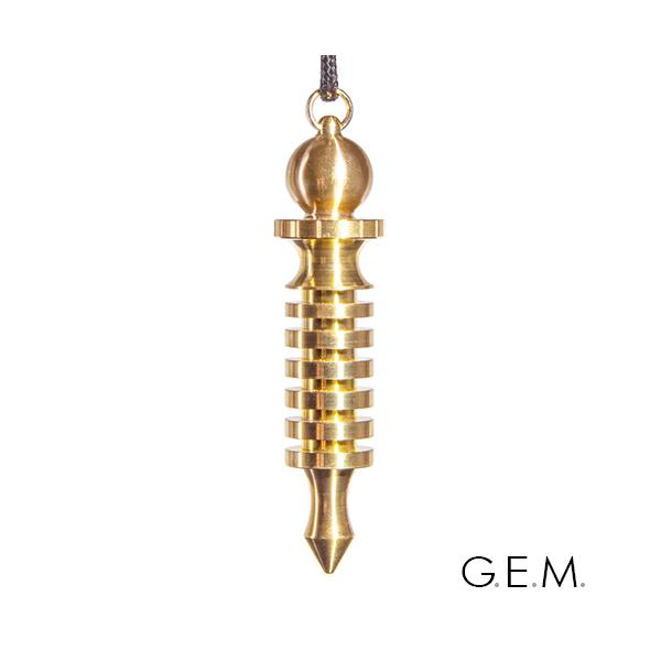 約54ｍｍ×約15ｍｍ（全長×最も太い部分の直径）全体重量：約44ｇ　材質：brass（真鍮）はじめてのダウジング（A4/1枚）付属正規品保証書付きイシスペンデュラムは、エジプトの女神の名にちなんでつけられており、それはエジプトの生命の象徴...