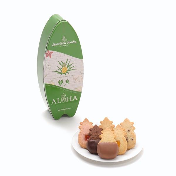 アロハ サーフボード ギフト缶 ホノルル クッキー カンパニー 704276003139 Honolulu Cookie Company 通販 Yahoo ショッピング