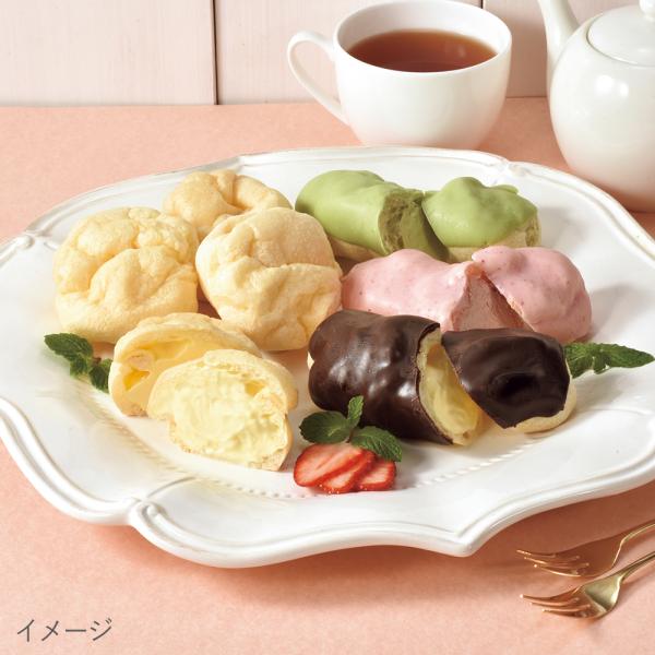 ジョリ・クレールもち×もちシュークリーム&amp;エクレアセット｜代引不可｜北海道 産直 お取り寄せ 取寄 お土産 おみやげ