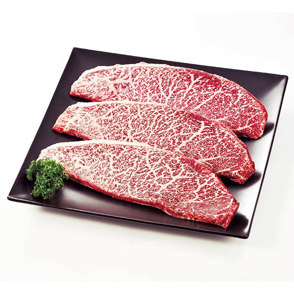たにぐち精肉店 ふらの和牛 ももステーキ用 390ｇ 各130g/3枚入り ZOA313065187(2646704)