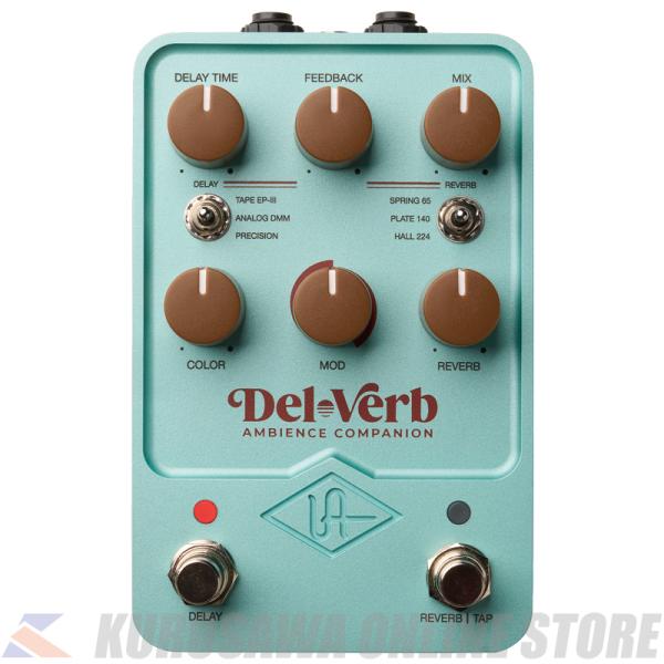 Universal Audio UAFX Del-Verb Ambience Companion 【ディレイ・リバーブ】(ご予約受付中)