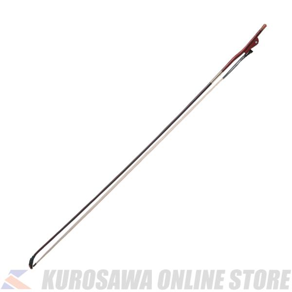 持ち手部分の紫檀材と堅めの弓棹により力強い演奏が可能。弓毛には特選馬毛を使用。