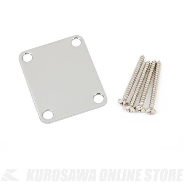 Fender [No.0991447100] 4-Bolt Vintage-Style Neck Plate (No Logo / Chrome) (lbNv[g)
