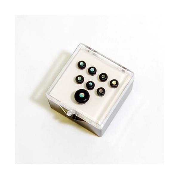 Martin Inlaid Bridge &amp; Endpins [18APP42] (Black/Pearl) (ubWs&amp;GhsZbg)