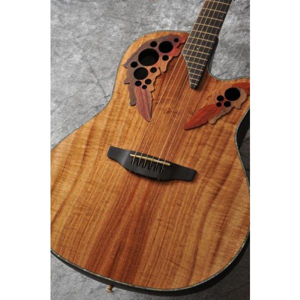 Ovation Celebrity Elite Exotic Mid Depth CE44P-FKOA (Figured Koa) (GAR) y\P[uv[gIz (\t)