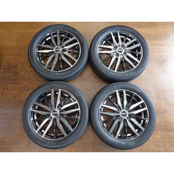 4.5J-15インチ 4H100 +45 Fディレクション 165/55R15 ES32 ブルー
