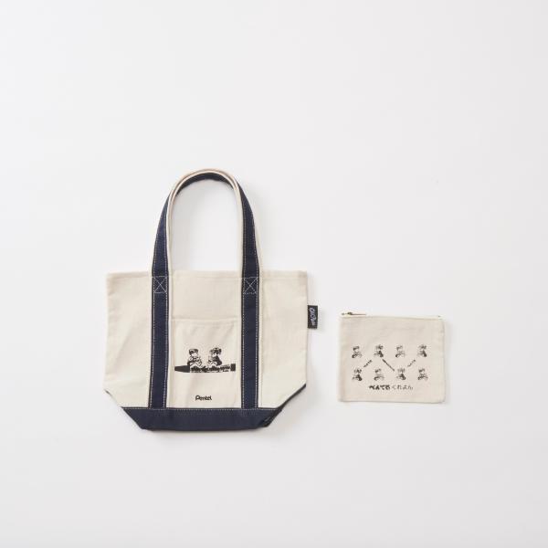 Old Resta】MINI TOTE BAG BOOK PENTEL CRAYON ぺんてるくれよん 